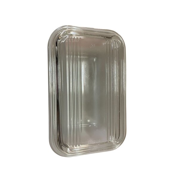 Vintage Pyrex Pink Gooseberry Refrigerator Dish w Lid Used USA Small Rectangle - Picture 12 of 16